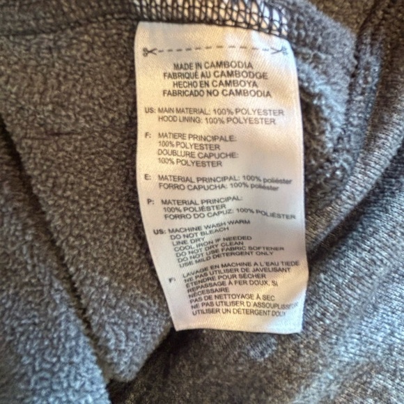 ADIDAS-Grey/Pink Pullover-Size M - Picture 4 of 5